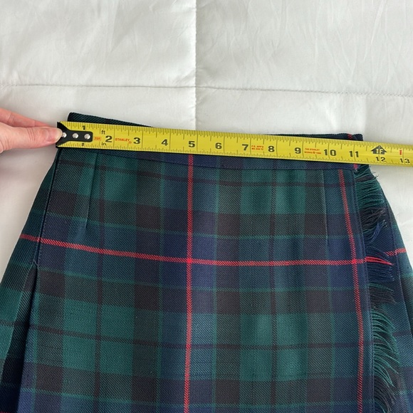 Vintage Pleated Wool Skirt - Picture 9 of 10